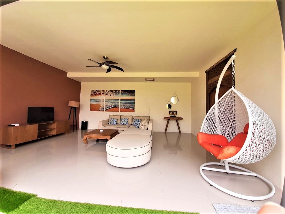 a large living room of luxury villas bali